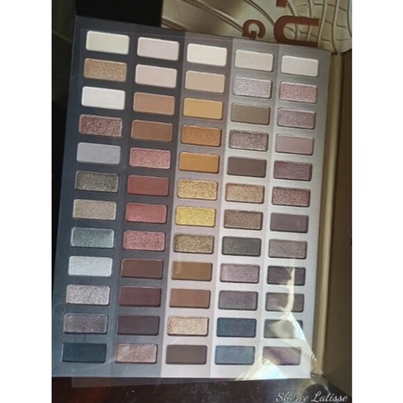 60 Colors Naked Eyeshadow Palette Makeup Brush Set All in One Nude Neutral Smoke - Picture 2 of 3